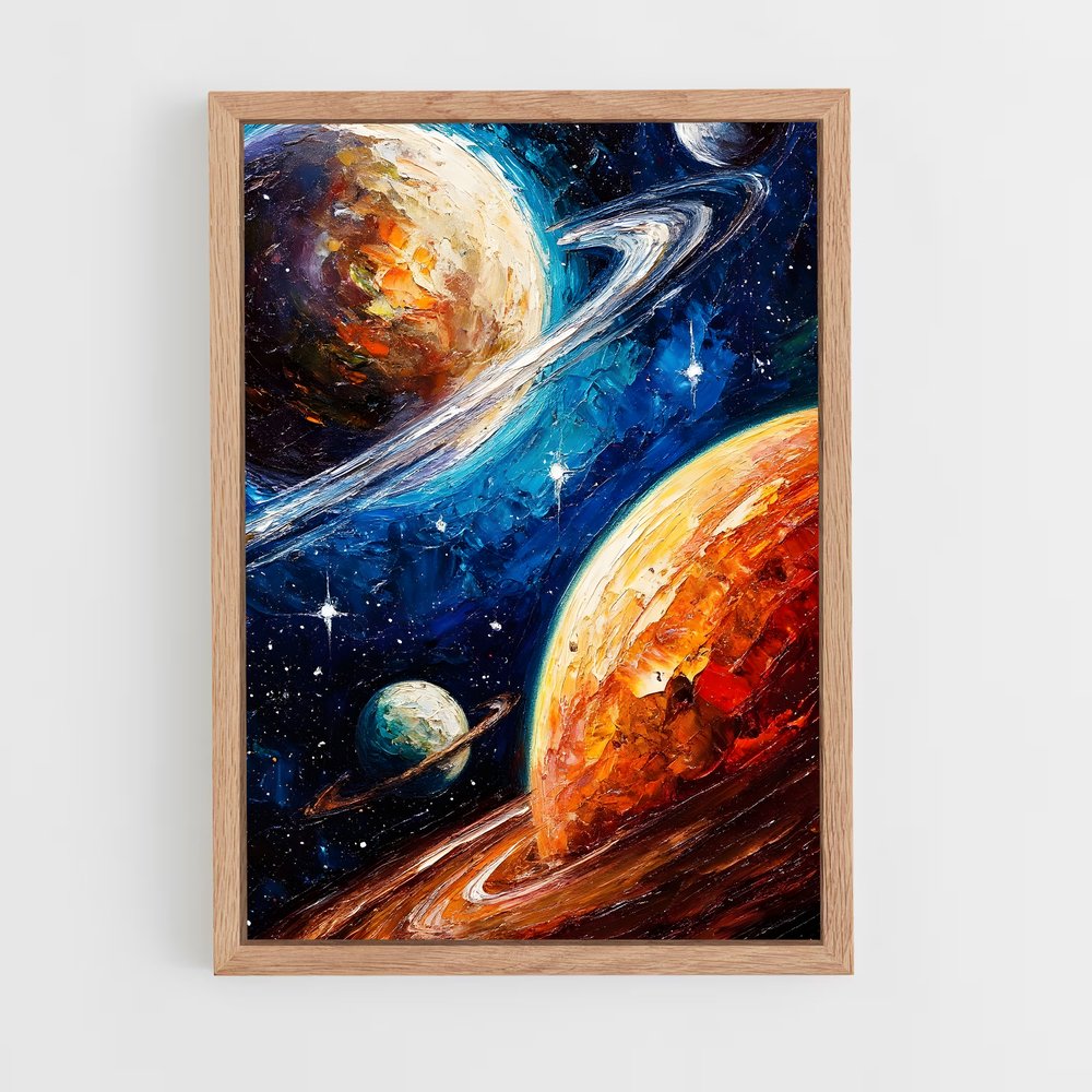 Poster Étoiles et Planètes – affiche Art spatial (vue 4)